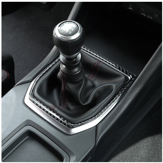 JDMuscle [22-25 WRX] P&S Series Carbon Fiber MT Shifter Trim image 1