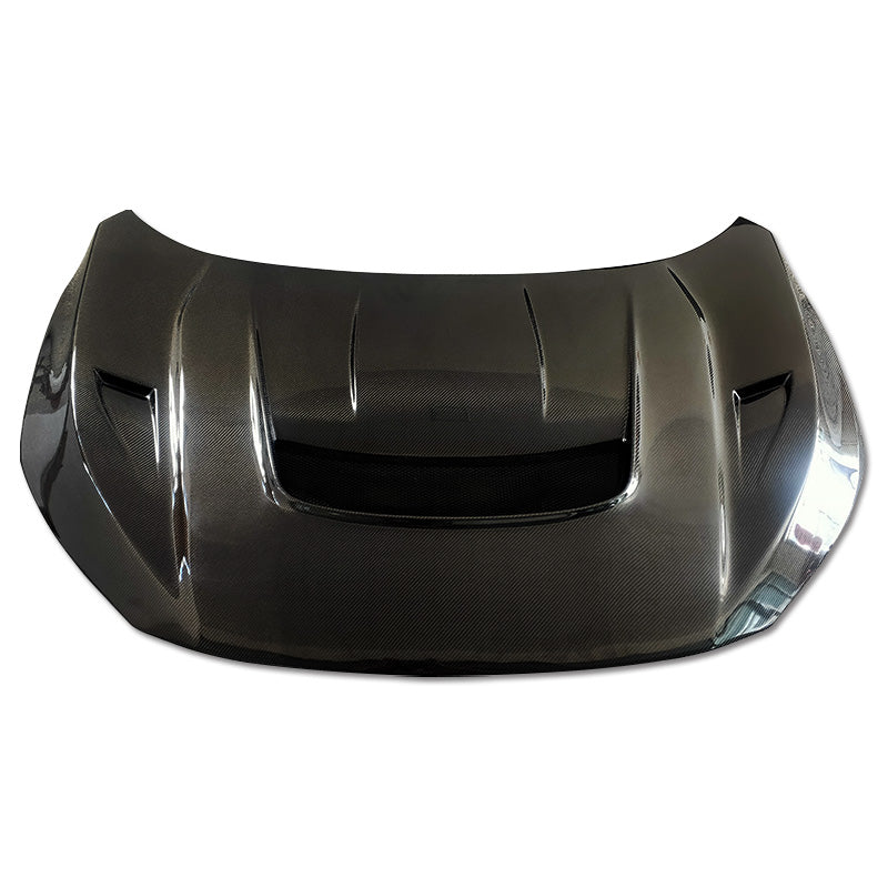 JDMuscle Tanso Carbon Fiber Hood VS Style 2017+ Honda Civic Type R FK8 *Special image 0