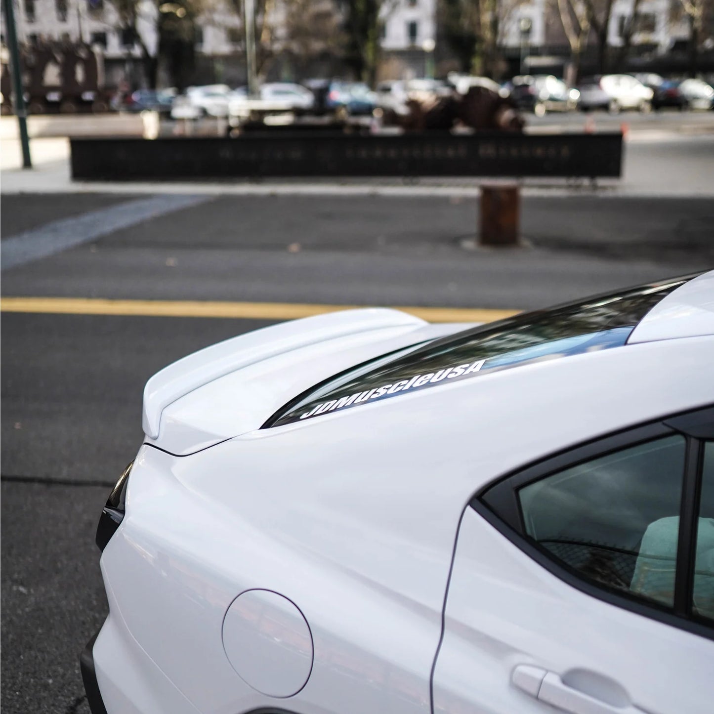 JDMuscle [22-25 WRX] Duck Bill / Low Profile Spoiler - V1  Gloss Black w/Pearl