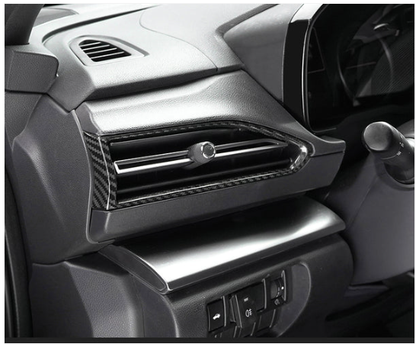 JDMuscle [22-25 WRX] Tanso Dry Carbon Fiber AC Vents Covers 6 PCs image 3