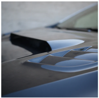 JDMuscle [22-25 WRX] Carbon Fiber Hood V1 image 3