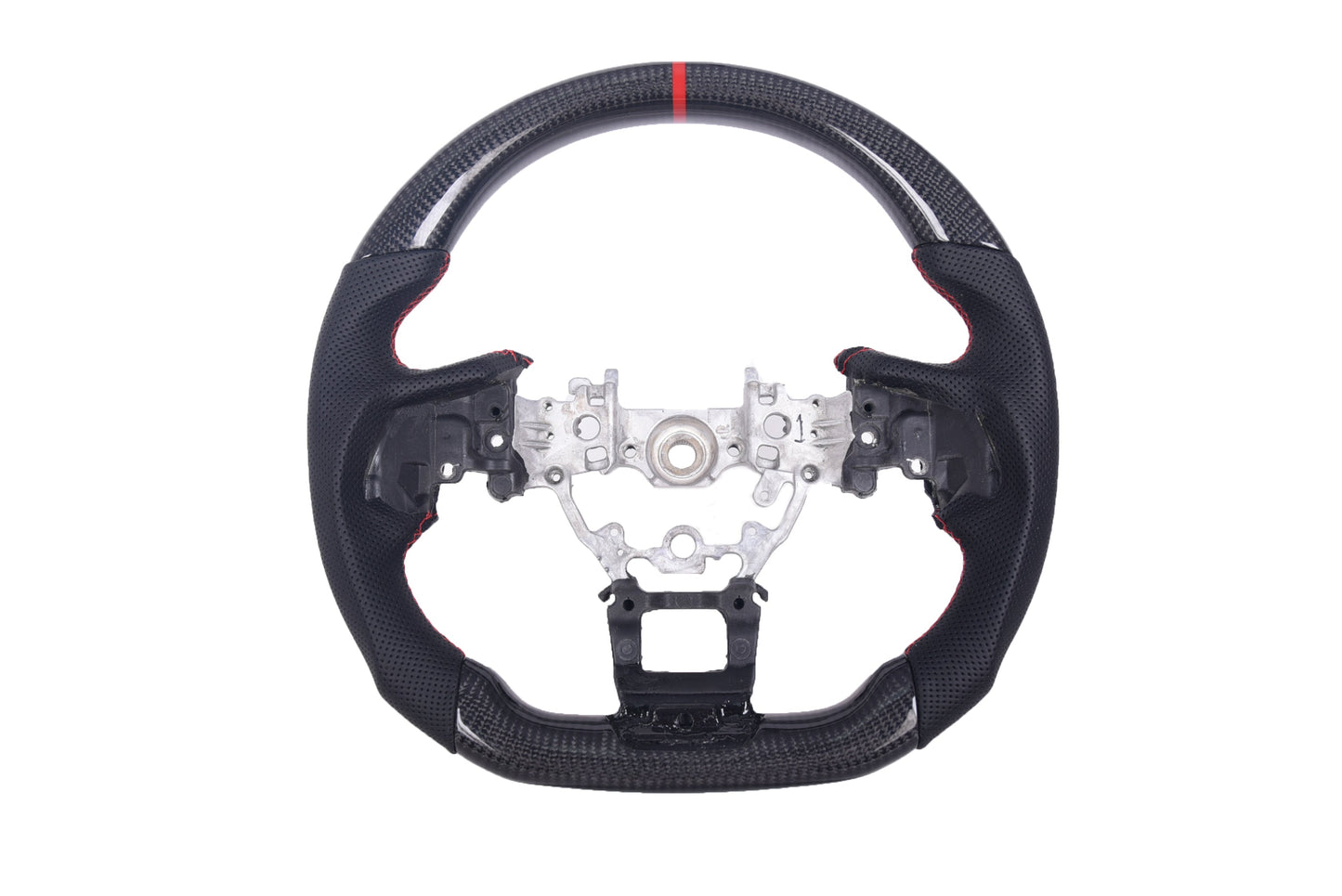 JDMuscle [22-25 WRX] Carbon-Pro Series Steering Wheel compatible w/ MT & CVT image 0
