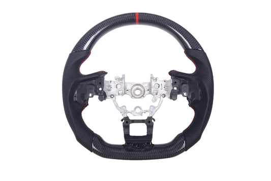 JDMuscle [22-25 WRX] Carbon-Pro Series Steering Wheel compatible w/ MT & CVT image 0