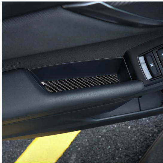 JDMuscle [22-25 WRX] P&S Series Carbon Fiber Door Pocket Covers 4 PC image 1