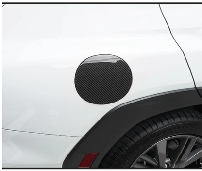 JDMuscle [22-25 WRX] Tanso Dry Carbon Fiber Fuel Door Cover image 1