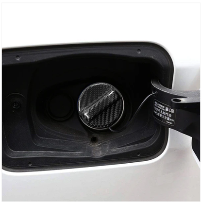 JDMuscle [22-25 WRX] / 22+BRZ / GR86 Tanso Dry Carbon Fiber Fuel Cap Cover image 1