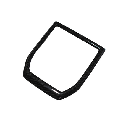 JDMuscle [22-25 WRX] MT Tanso Dry Carbon Fiber Shifter Trim Cover w/ Gloss Finis image 0