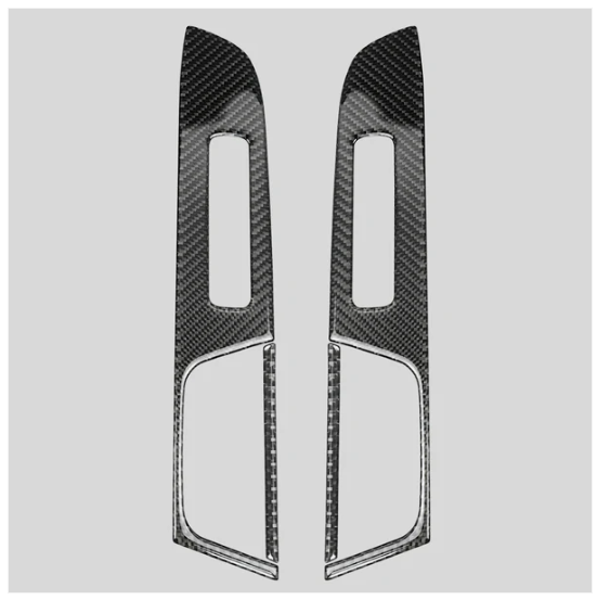 JDMuscle [18-21 WRX/STI] P&S Series Carbon Fiber Front Door Switch Panel and Rea image 1