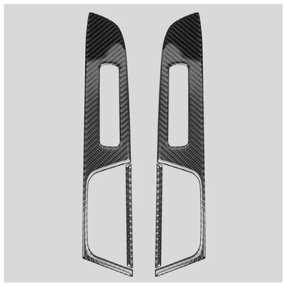 JDMuscle [18-21 WRX/STI] P&S Series Carbon Fiber Front Door Switch Panel and Rea image 1