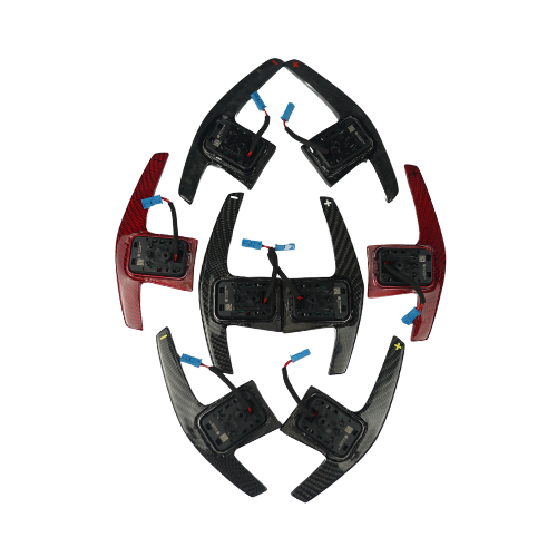 JDMuscle Carbon Fiber Extended Paddles for 2020+ Toyota Supra A90 image 0