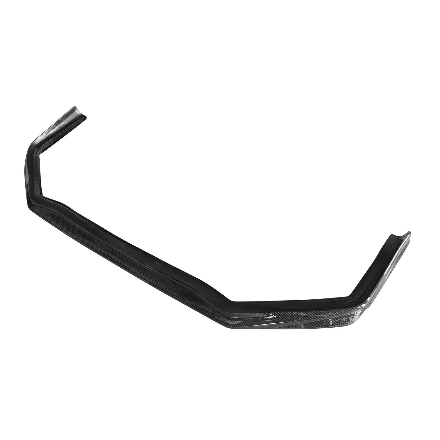 JDMuscle 15-17 WRX/STI VR Style Carbon Fiber Front Bumper Lip image 0