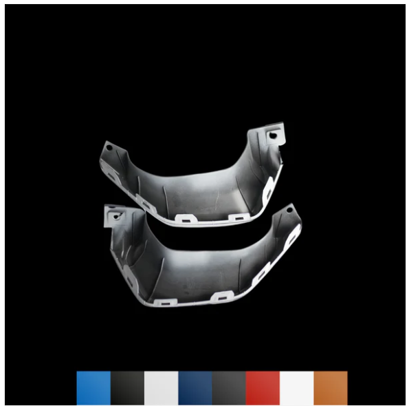 JDMuscle [22-25 WRX] Paint Matched Exhaust Finisher Trim Replacements image 2