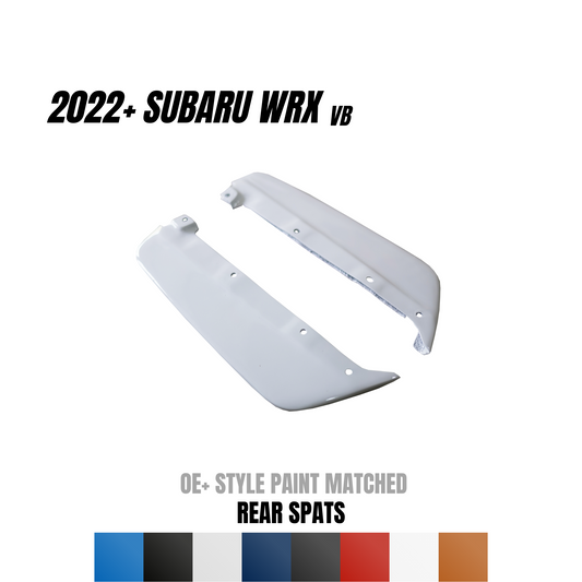 JDMuscle [22-25 WRX] Rear Spats - OE+ Style ABS / Paint Matched / Gloss Black image 0