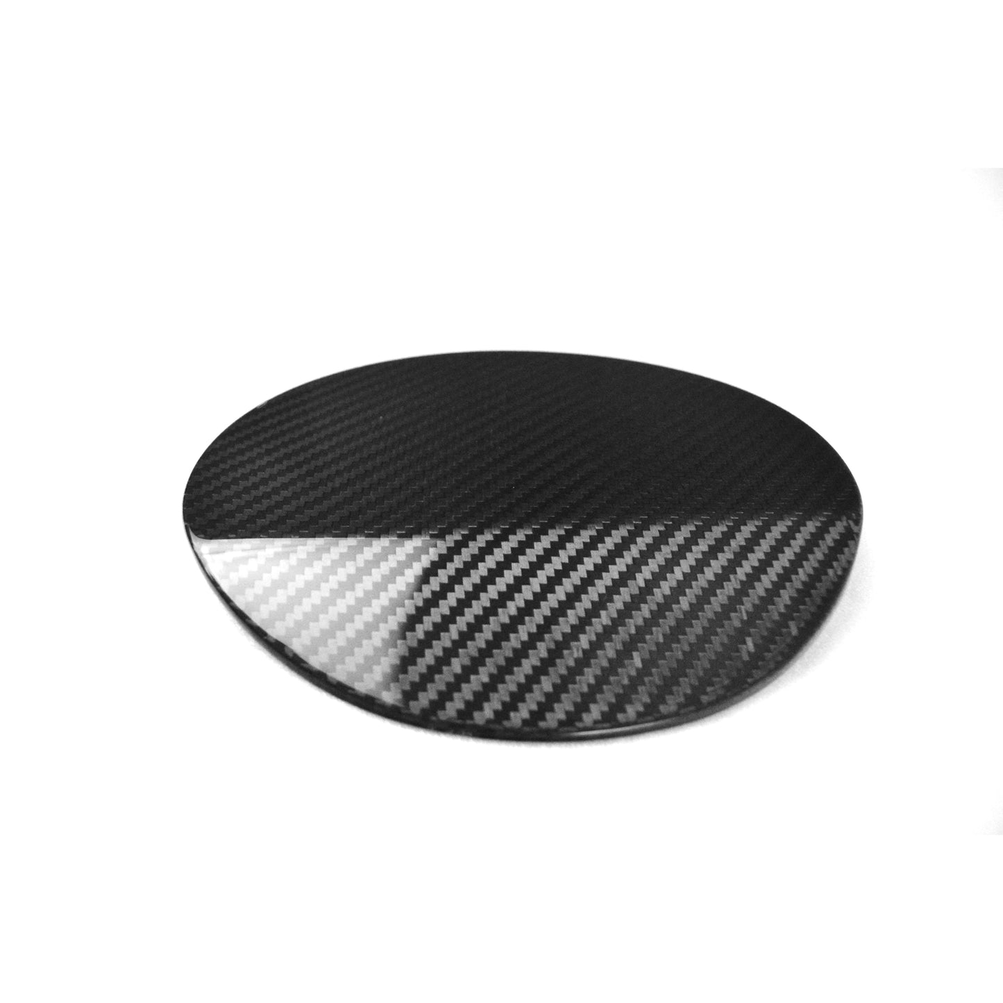 JDMuscle [15-21 WRX/STI] Tanso Carbon Fiber Fuel Door Cover image 0