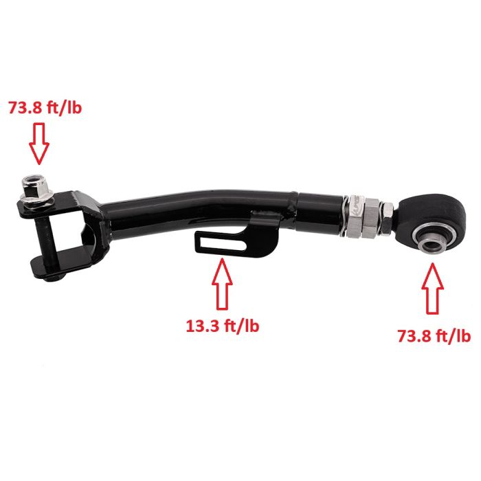 SMY Stealth Heavy Duty Trailing Arms Adjustable 2022+ WRX / CrossTrek / Forester image 2
