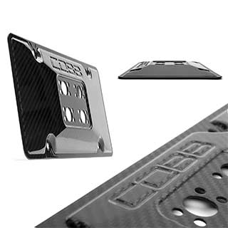 Redline Carbon Fiber License Plate Relocation Mount