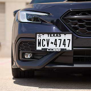 Redline Carbon Fiber License Plate Relocation Mount