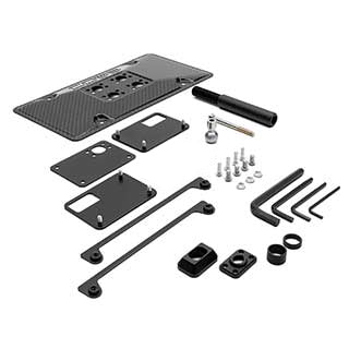 Redline Carbon Fiber License Plate Relocation Mount