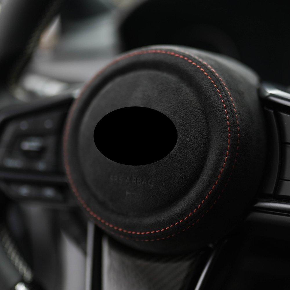 JDMuscle [22-25 WRX] Airbag Cover - Leather / Alcantara image 0