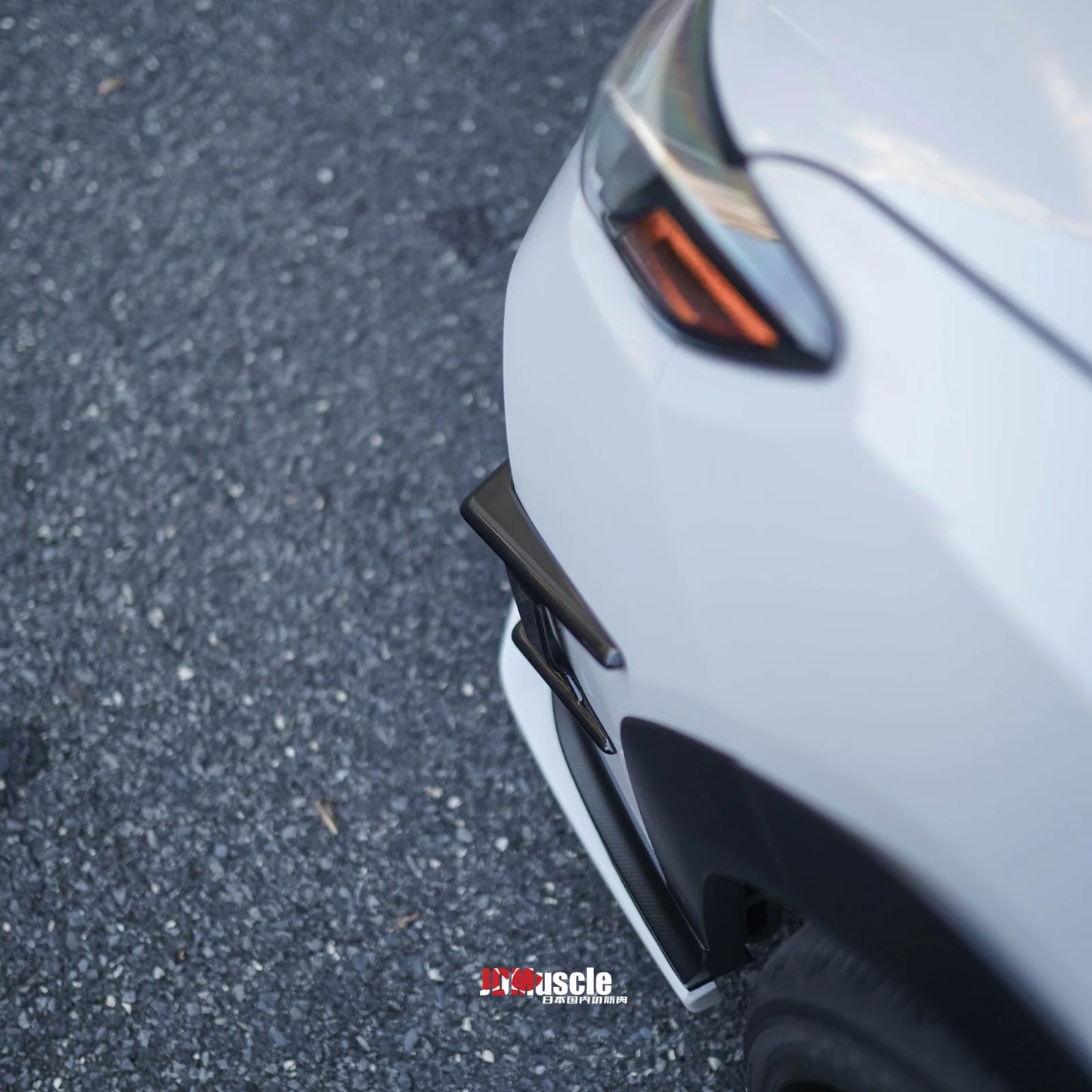 JDMuscle [22-25 WRX] Canards V2 - Paint Matched / Gloss Black / ABS