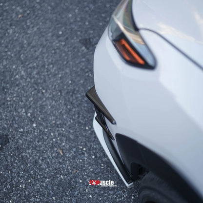 JDMuscle [22-25 WRX] Canards V2 - Paint Matched / Gloss Black / ABS