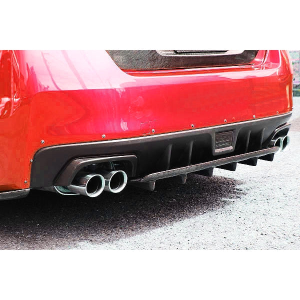 JDMuscle [15-21 WRX/STI] Carbon Fiber Diffuser CS Style | JDM-WRX15-RD21 image 0