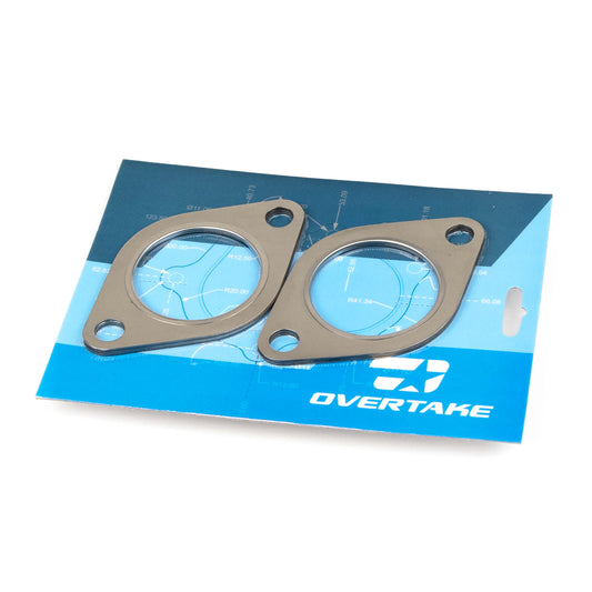 Overtake Exhaust Manifold to Crosspipe Gasket Set 2X Thick - Subaru EJ Engine image 0