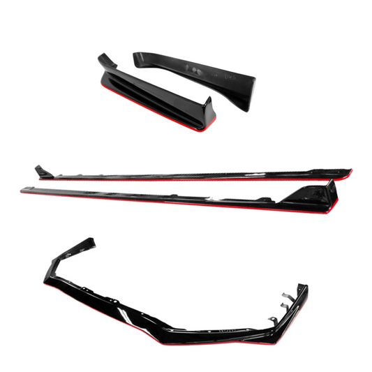 JDMuscle [2018+WRX/STI] OE Style Aero Kit with Color Accent for image 0