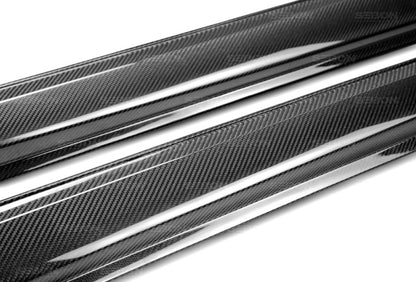 OE-style carbon fiber side skirts for 2015-2021 Subaru WRX/STi