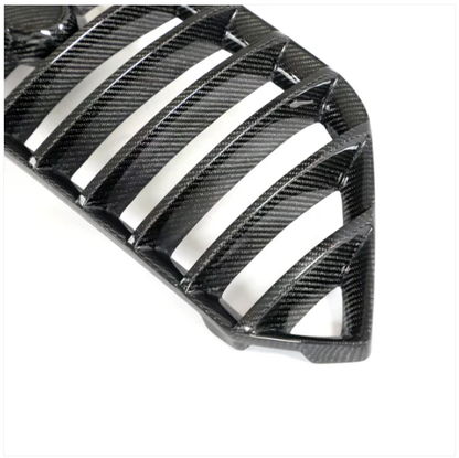 JDMuscle [22-25 WRX] Carbon Fiber Front Bumper Grille - Amuga Style image 2