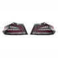 JDMuscle 15-21 WRX/STI Version CR Sequential LED Tail Lights Clear Lens with Bla image 0