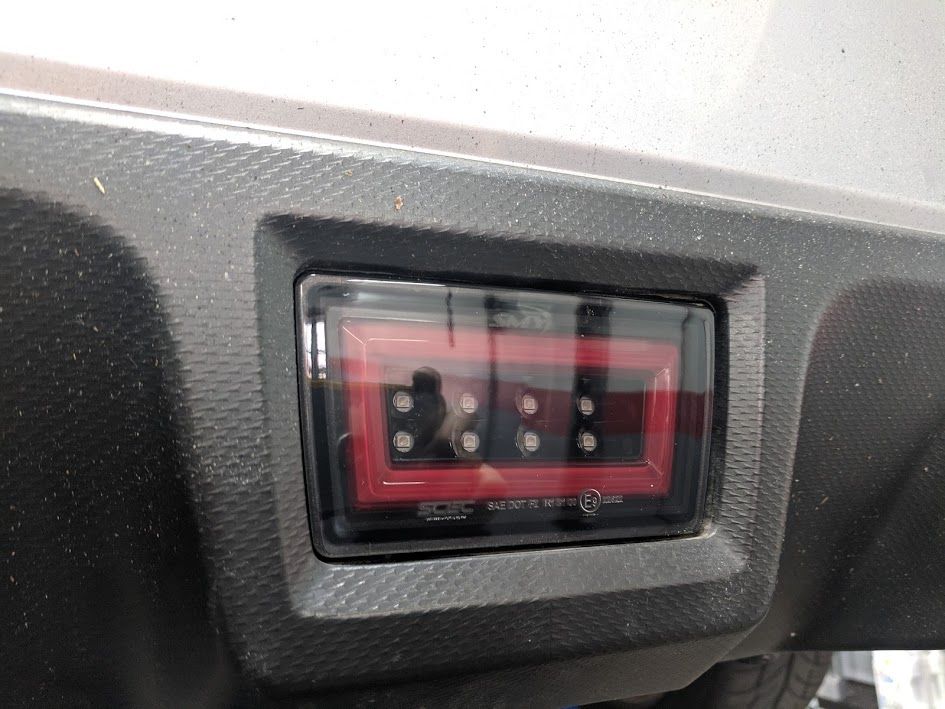 SMY F1 V3 Hyper-Flash RBL, Smoked w/ DRL Red Light Bar 2015-2021 WRX / STI image 3