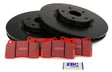 EBC S12K Redstuff Pad and Plain Rotor Rear Kit