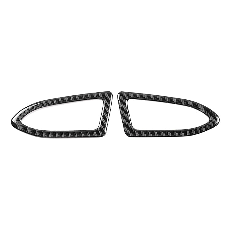 JDMuscle [22-25 WRX] P&S Series Carbon Fiber Dash AC Trim 2 PC | Black Carbon image 0