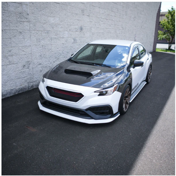 JDMuscle [22-25 WRX] 3-Piece Front Lip V1 Paint Matched image 3