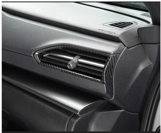 JDMuscle [22-25 WRX] Tanso Dry Carbon Fiber AC Vents Covers 6 PCs image 4