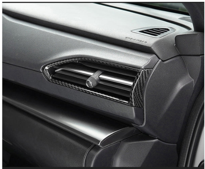 JDMuscle [22-25 WRX] Tanso Dry Carbon Fiber AC Vents Covers 6 PCs image 4