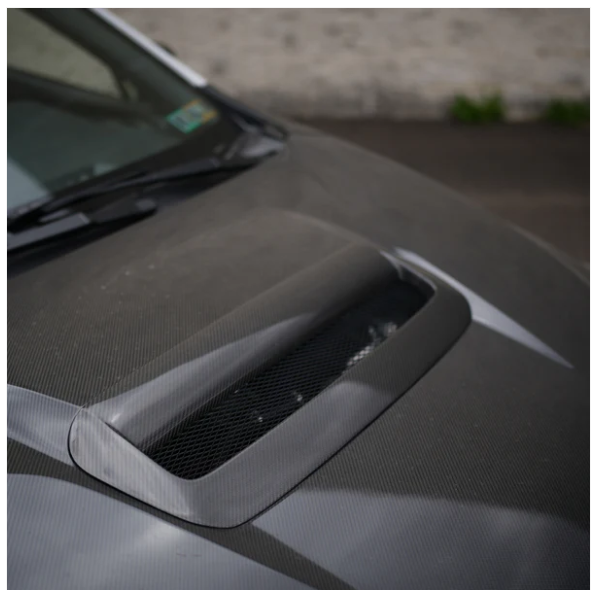 JDMuscle [22-25 WRX] Carbon Fiber FMIC Reverse Hood Scoop image 7