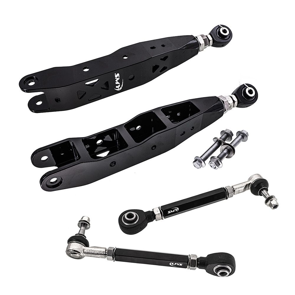 SMY Stealth Pillow Ball CNC Aluminum Adj Rear Control Arm / Toe Kit 2022+ WRX image 0