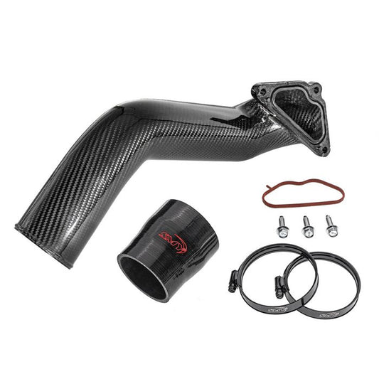 SMY BBC Carbon Fiber Top Mount Intercooler Pipe 2022-2025 WRX image 0