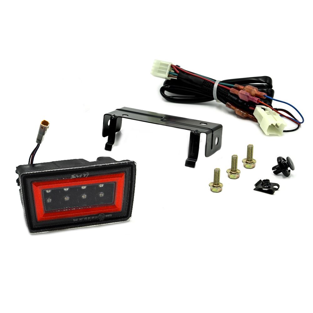 SMY F1 V3 Hyper-Flash RBL, Clear w/ DRL Red Light Bar 2015-2021 WRX / STI image 0