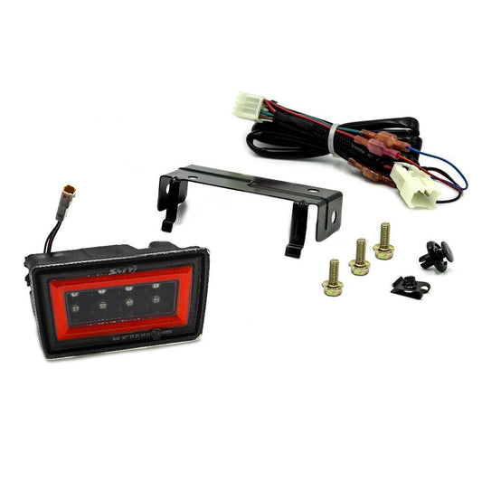 SMY F1 V3 Hyper-Flash RBL, Clear w/ DRL Red Light Bar 2015-2021 WRX / STI image 0