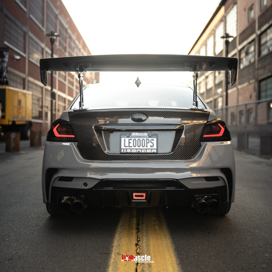 JDMuscle Tanso Carbon Fiber OE Style Trunk w/ Garnish | Multiple Carbon Fiber We image 0