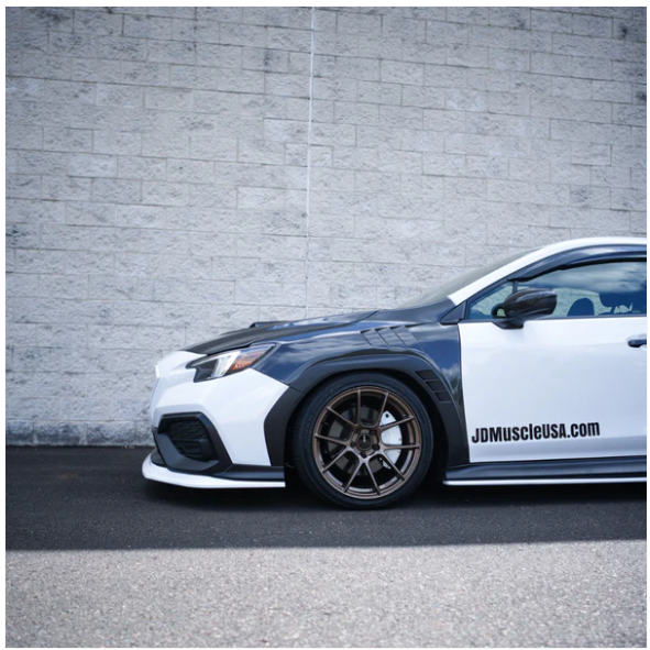 JDMuscle [22-25 WRX] 3-Piece Front Lip V1 Paint Matched image 4