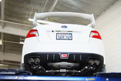 Invidia 11-21 Subaru WRX/STI Sedan Gemini R400 Single Layer Black tip Cat-back Exhaust