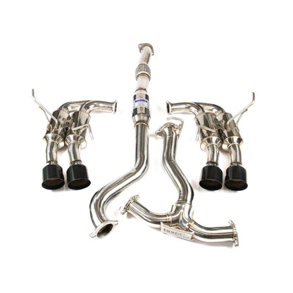 Invidia 11-21 Subaru WRX/STI Sedan Gemini R400 Single Layer Black tip Cat-back Exhaust
