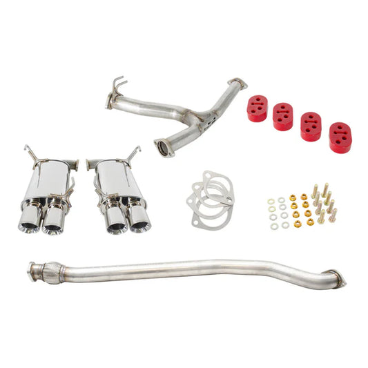 GrimmSpeed Catback Exhaust System - Un-Resonated - 2011-21 Subaru WRX/STI Sedan