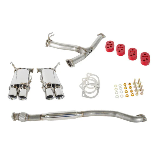 GrimmSpeed Catback Exhaust System - Resonated - 2011-21 Subaru WRX/STI Sedan