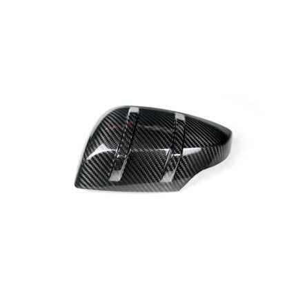 JDMuscle Tanso R2 Style Carbon Fiber Side Mirror Covers/Replacement with Turn Signal