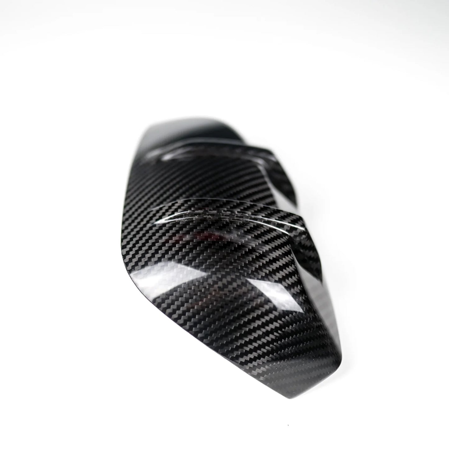 JDMuscle Tanso R2 Style Carbon Fiber Side Mirror Covers/Replacement with Turn Signal